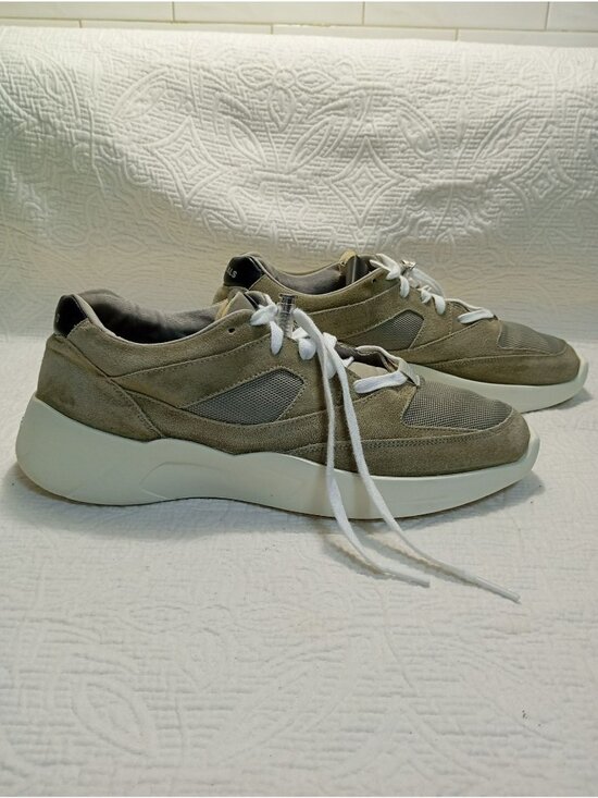 Fear Of God Essentials Mens Suede & Mesh Gray Lace-Up Sneakers Size 42 US (9.5) main image 4